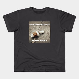 4/5/24 EARTHQUAKE NYC Kids T-Shirt